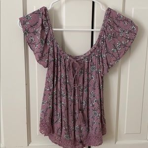 Aeropostale off the shoulders shirt